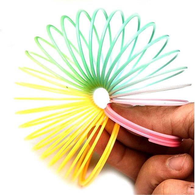 1pcs Rainbow Circle Slinky