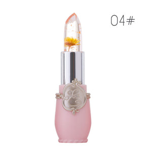Flower Crystal Magic Color Changing Jelly Lipstick