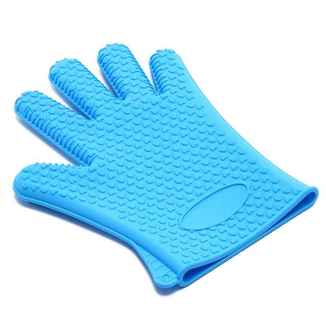 Heat Resistant Thick Silicone Gloves