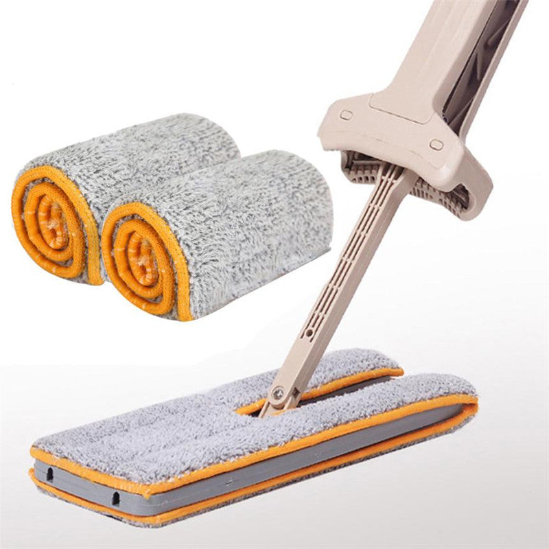 2pcs Double Sided Machine Washable Mop Replacement Cloth