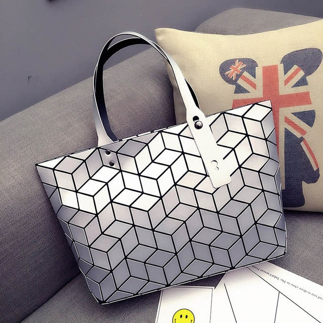 Geometric Diamond Bag