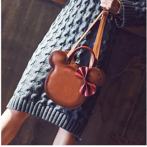 Leather Mickey Handbag
