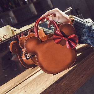 Leather Mickey Handbag